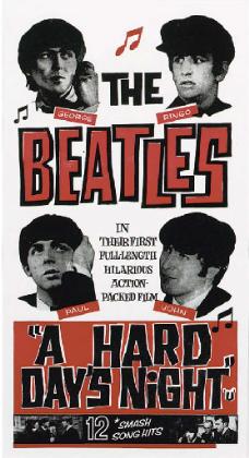 Hard Days Night UK Window Card